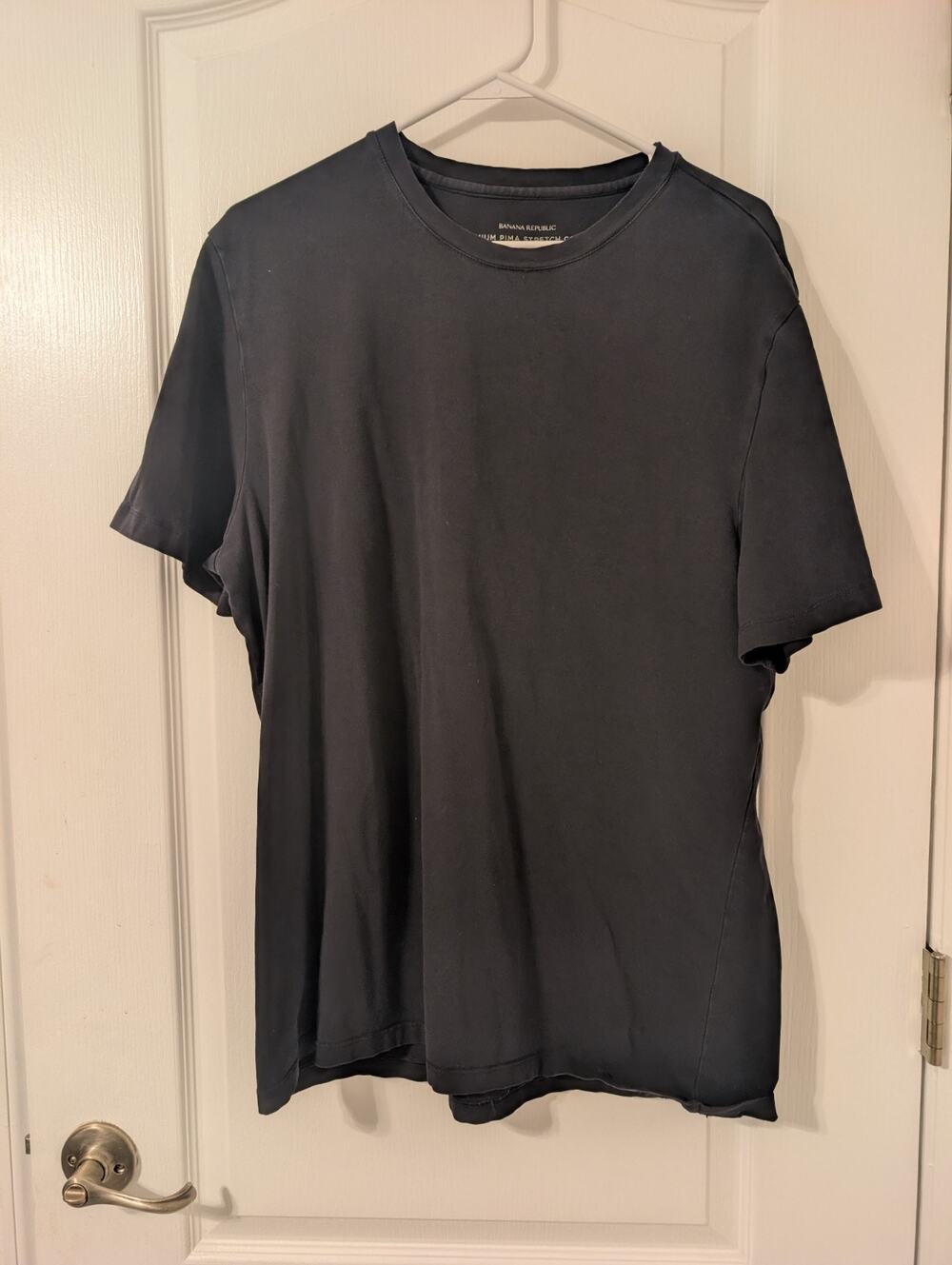 Banana Republic T-Shirt Men’s XL Premium Pima Cotton Stretch Black